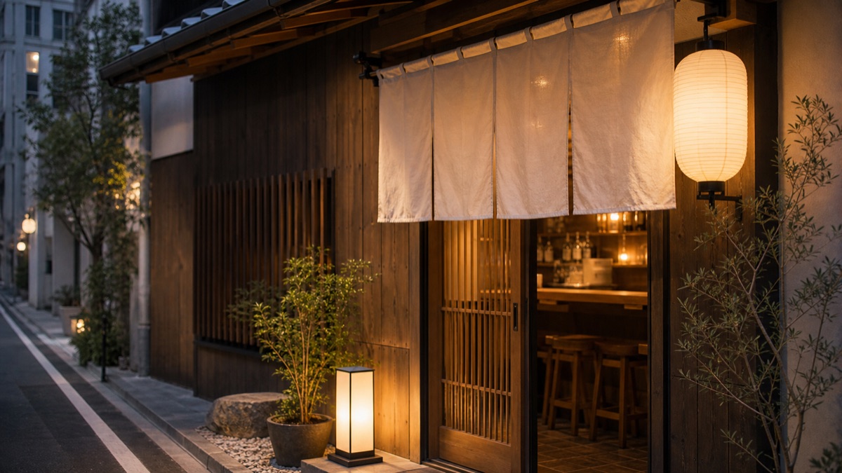 居酒屋の入口