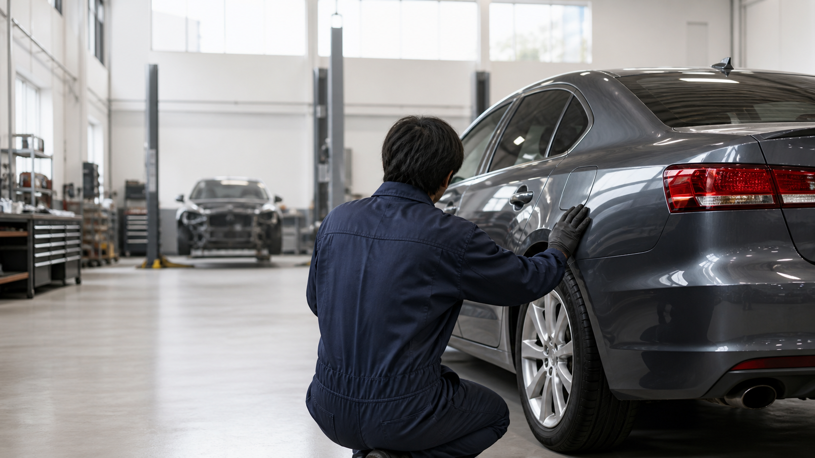 Trust Auto Bodyの工場