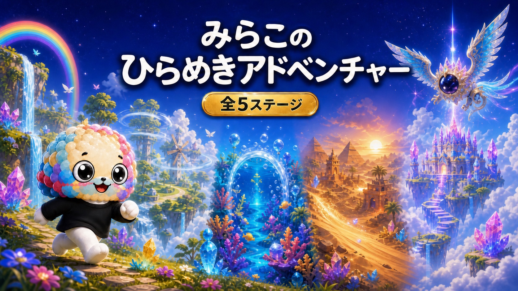 みらこのひらめきアドベンチャーのゲーム画面